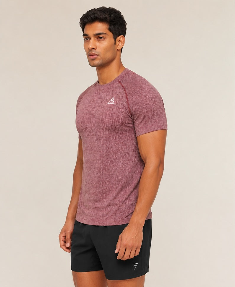 Textured CrewNeck T-Shirt