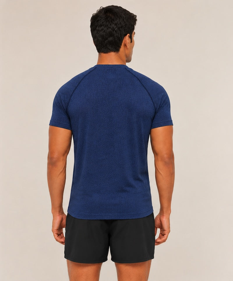 Textured CrewNeck T-Shirt