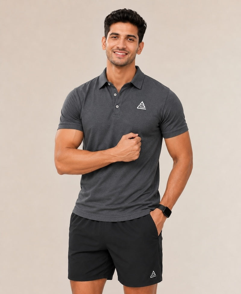 Polo T-Shirt Grey